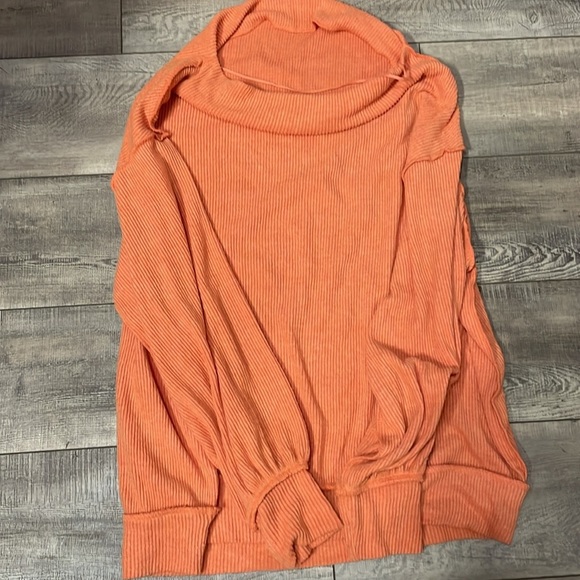 We The Free Orange Sweater - Picture 6 of 7